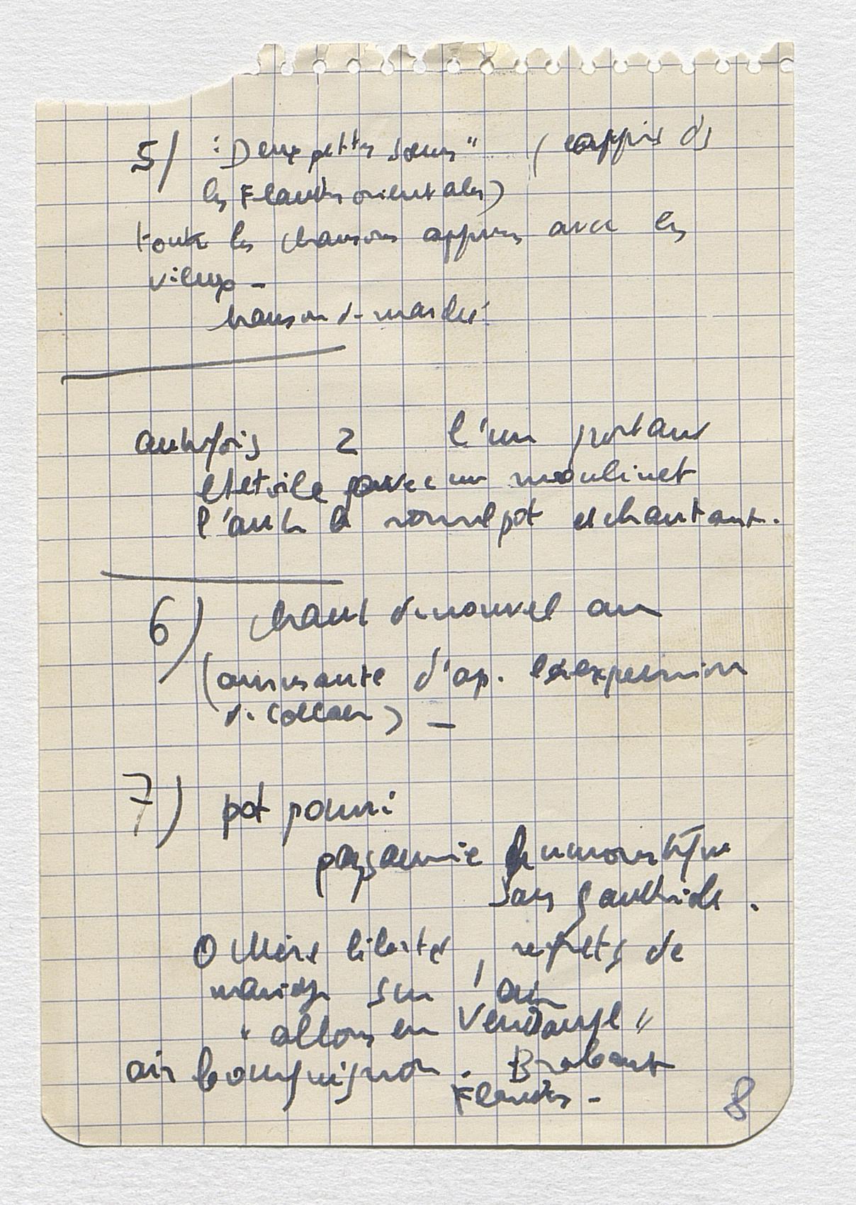 Note de Marcel-Dubois sur le répertoire du tambour à friction flamand, le rommelpot